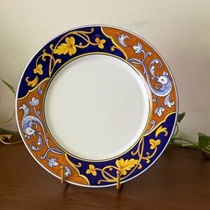 Bernardaud Limoges Roma Bleu (Blue) dinner plate